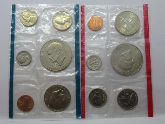 1975 United States Mint Uncirculated Coin Set in Original Envelope