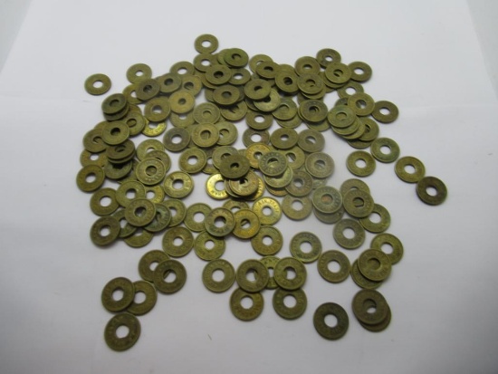 Huge Lot of Bellingham, Washington Vintage 5 Cent Trade Tokens - Wow