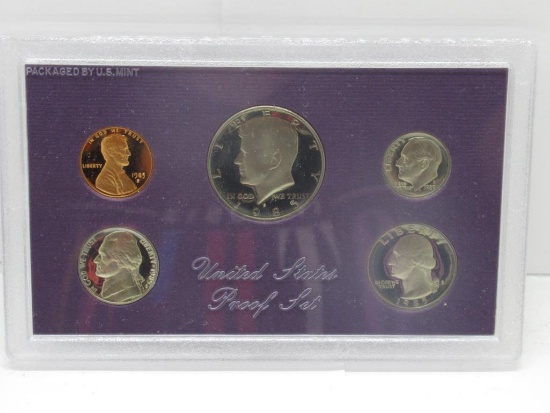 1985 United States Mint Proof Coin Set in Original Box