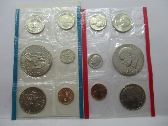1977 United States Mint Uncirculated Coin Set in Original Envelope