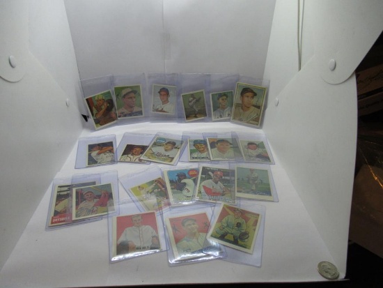 21 Assorted Reprint Baseball Cards