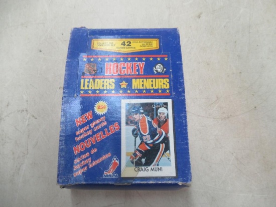 Sealed packs of O Pee Chee hockey cards