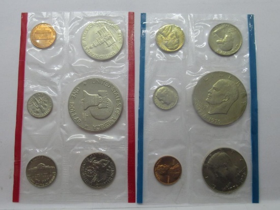 1976 United States Mint Uncirculated Coin Set In Original Envelope