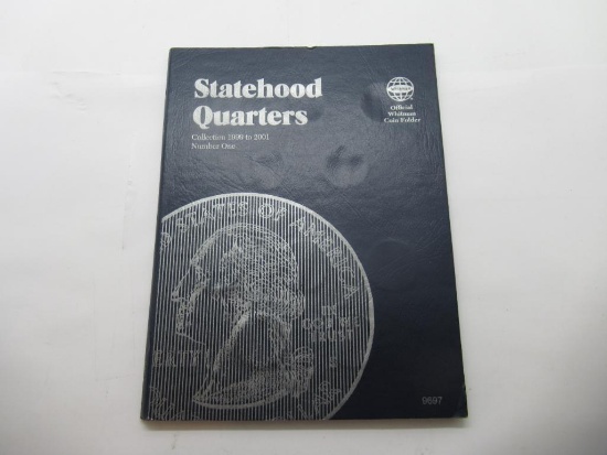 Vintage Whitman Statehood Quarters Collection Book with 16 Quarters Coins
