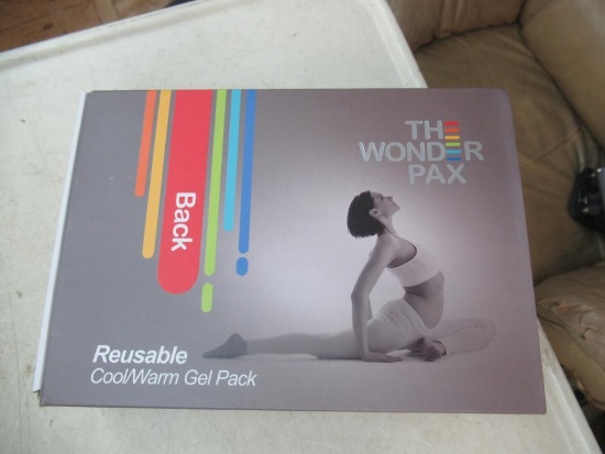 New Wonder Pax Reusable Hot/Cold Gel Pack for Back