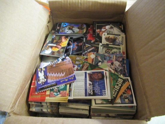 Box of Sports Cards