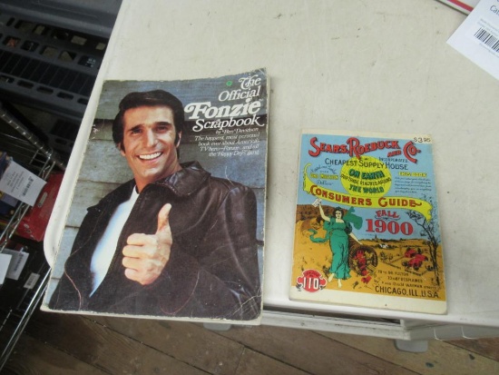 Offical fonzie scrapbook & sear roebuck 1900 catalog repop