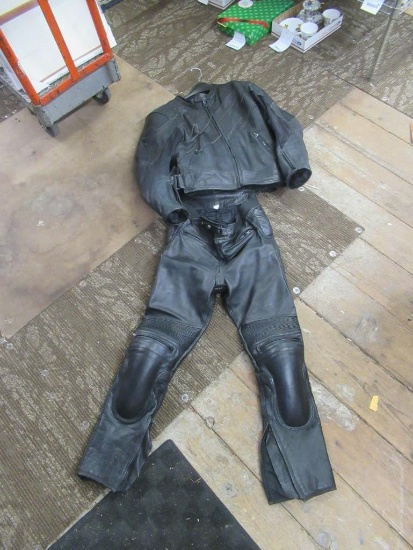 Joe rocket leather jacket w/pants Sz:46