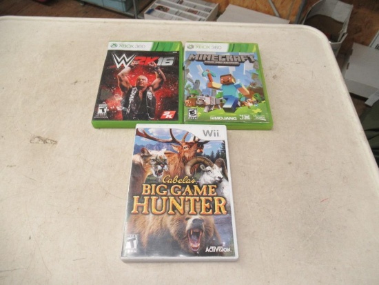 3 X-Box games
