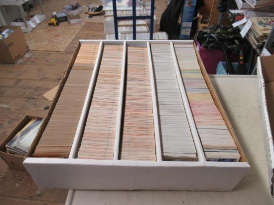 Box of sport cards