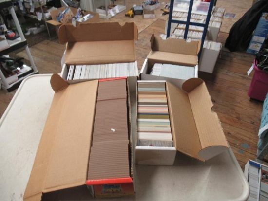 4 Boxes of sport cards