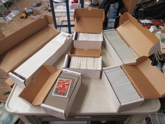 6 Boxes of sport cards