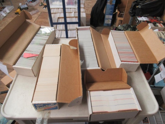 5 Boxes of sport cards