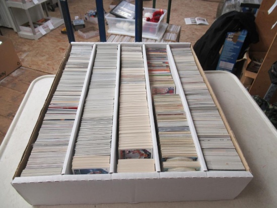 Box of sport cards