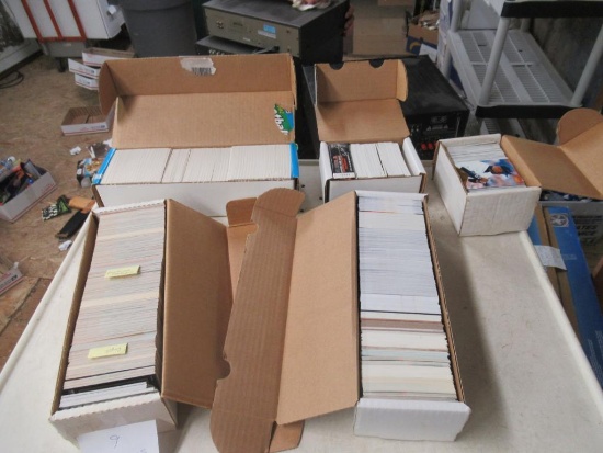 5 Boxes of sport cards