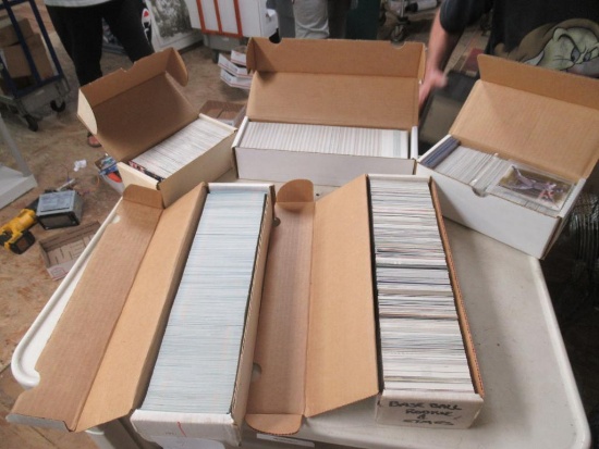 5 Boxes of sport cards