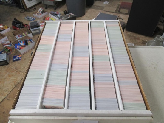 Box of sport cards