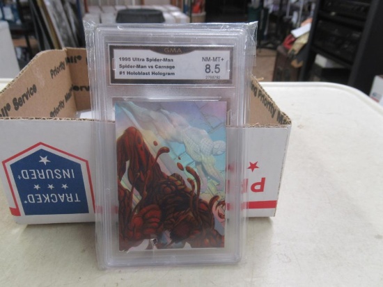 Spiderman vs camage holoblast hologram