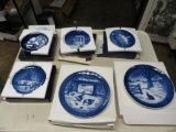 6 piece collector plates NO SHIPPING