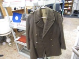 Vintage wool military jacket