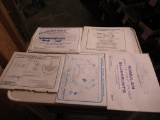 Lot of vintage star trek blueprints & more