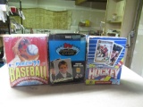 3 Boxes of sport cards