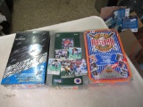 3 Sealed boxes of sport cards