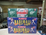 3 Sealed boxes of sport cards