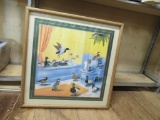 Signed Duck Picture 23x23 NO SHIPPING