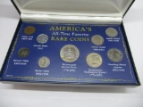 Box Set of America's All-Time Favorite Rare Coins with Silver Coins & More!