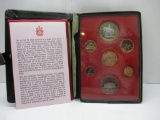 1973 Canada Royal Canadian Mint Proof Coin Set with Silver Dollar