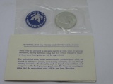 1971 United States Eisenhower Uncirculated Silver Dollar in Original Blue Envelope