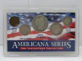 Americana Series The Yesteryear Collection with Barber Silver Half Dollar, Silver Quarter & Dime