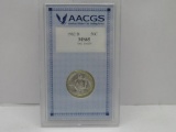 AACGS Graded 1982-D United States Washington Silver Half Dollar 90% Silver Coin - MS 65