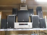 Yamaha Stereo Receiver Model HTR-5935 CD Player and 8 Speakers NO SHIPPING