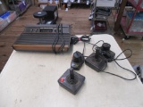 Atari 2600 with 4 controllers.