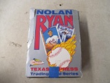 Sealed packs of Pacific Nolan Ryan baseball cards.