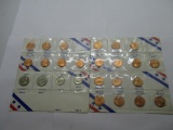 Lot of Vintage 1982 United States Coins on Display Cards