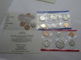 1992 United States Mint Uncirculated Coin Set in Original Envelope