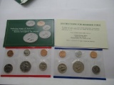 1993 United States Mint Uncirculated Coin Set in Original Envelope