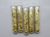 5 Vials of Gold Flake