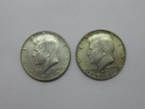 2 1968 Half Dollars