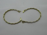 2 Sterling Silver Bracelets