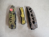 3 Pocket Knives