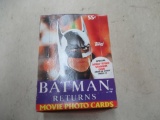 Unopened topps packs of batman returns