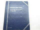 Vintage Whitman Lincoln Head Cent Album with 60 Coins Including 1909 Penny