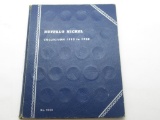 Vintage Whitman Buffalo Nickels Collection Book with 39 Coins