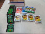 Sealed packs of sport cards