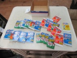 Sealed packs of sport cards