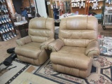 2 Leather recliners NO SHIPPING